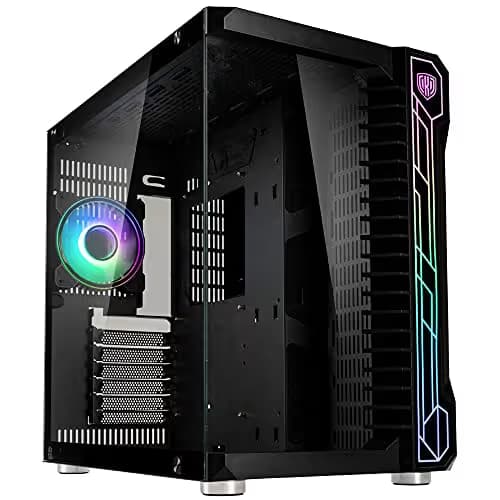 KOLINK UNITY CODE X ATX Mid Tower Black with Tempered Glass Side Panel and USB 3.2 Gen 1 Type-A, USB 2.0 Type-A Front Panel image