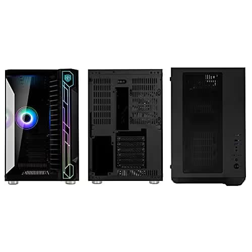 KOLINK UNITY CODE X ATX Mid Tower Black with Tempered Glass Side Panel and USB 3.2 Gen 1 Type-A, USB 2.0 Type-A Front Panel image