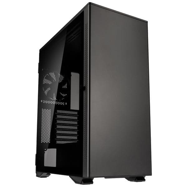 KOLINK Stronghold Barricade ATX Mid Tower Black with Tempered Glass Side Panel and USB 3.2 Gen 1 Type-A, USB 2.0 Type-A main image