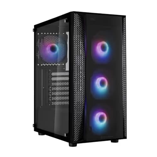 Silverstone FARA R1 PRO ATX Mid Tower Black with Tempered Glass Side Panel and USB 3.2 Gen 1 Type-A USB 2.0 Type-A main image