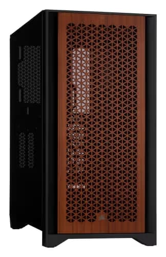 Corsair 4000D Airflow ATX Mid Tower Teak Tempered Glass Side Panel, USB 3.2 Gen 2 Type-C, USB 3.2 Gen 1 Type-A main image