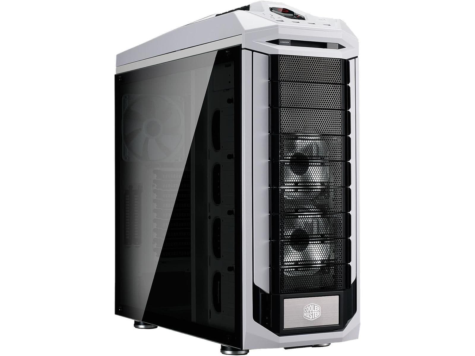 Cooler Master Stryker SE ATX Full Tower White / Black with Tempered Glass Side Panel and USB 3.2 Gen 1 Type-A, USB 2.0 Type-A main image