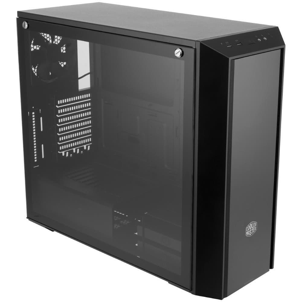 Cooler Master MasterBox Pro 5 ATX Mid Tower Black with Tempered Glass Side Panel and USB 3.2 Gen 1 Type-A, USB 2.0 Type-A Front Panel image