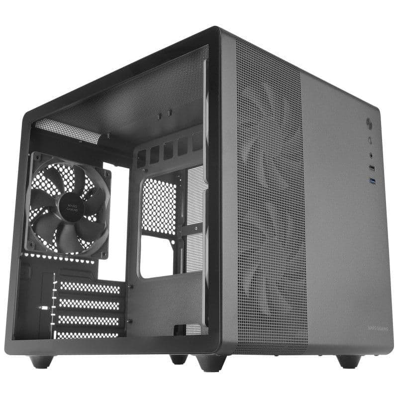 Mars Gaming MC-MPRO Micro ATX Mini Tower Tempered Glass image