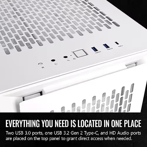 Thermaltake CTE T500 Air ATX Full Tower White Tempered Glass Side Panel image