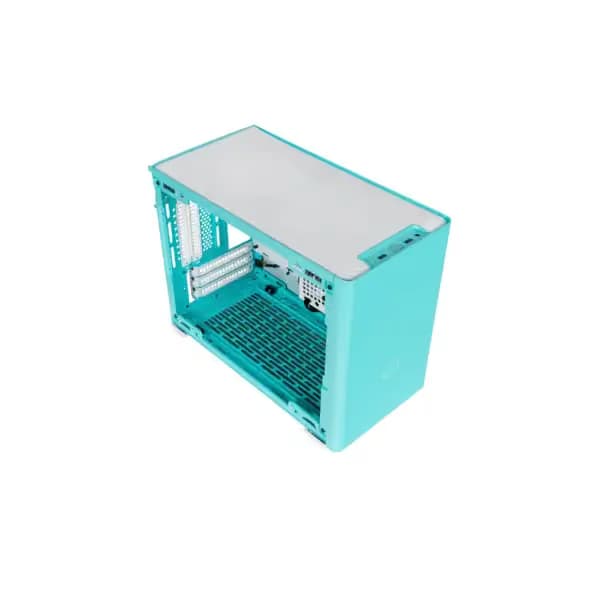 Cooler Master MasterBox NR200P Mini-ITX Desktop Blue with Steel Side Panel image