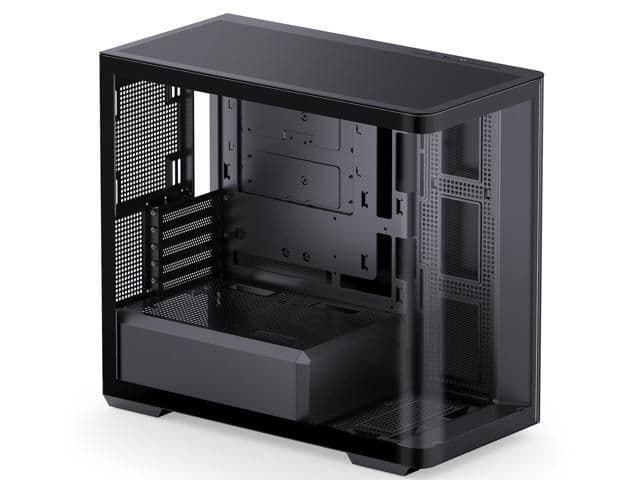 Jonsbo D300 Micro ATX Mid Tower Black Tempered Glass Side Panel USB 3.2 Gen 2 Type-C USB 3.2 Gen 1 Type-A image