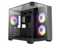 Antec CX600M RGB Micro ATX Mini Tower Black Tempered Glass main image