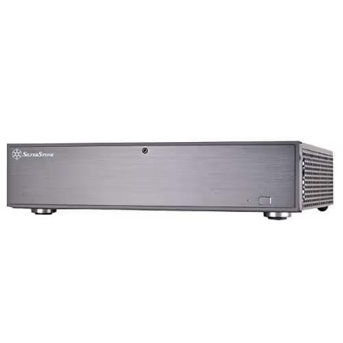 Silverstone ML04 HTPC Black Mesh Side Panel USB 3.2 Gen 2 Type-C USB 3.2 Gen 1 Type-A main image
