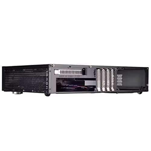 Silverstone ML04 HTPC Black Mesh Side Panel USB 3.2 Gen 2 Type-C USB 3.2 Gen 1 Type-A image