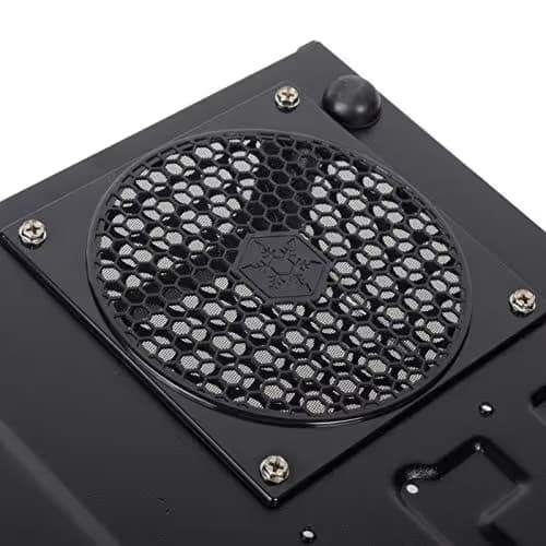 Silverstone ML04 HTPC Black Mesh Side Panel USB 3.2 Gen 2 Type-C USB 3.2 Gen 1 Type-A image