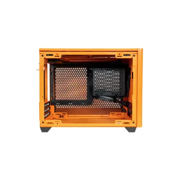 Cooler Master MasterBox NR200P Mini-ITX Desktop Orange Steel Side Panel image