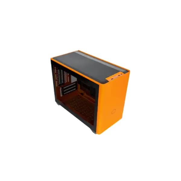 Cooler Master MasterBox NR200P Mini-ITX Desktop Orange Steel Side Panel image