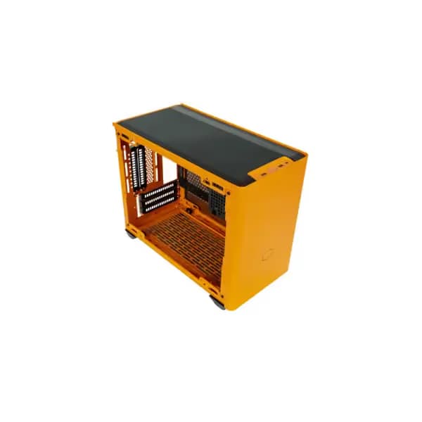 Cooler Master MasterBox NR200P Mini-ITX Desktop Orange Steel Side Panel image