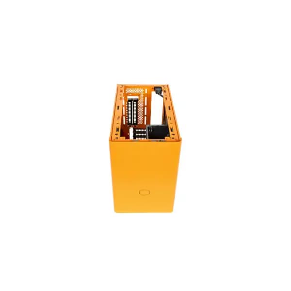 Cooler Master MasterBox NR200P Mini-ITX Desktop Orange Steel Side Panel image
