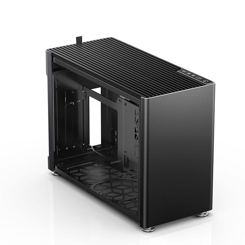 Jonsbo Jonsplus i100 Pro Mini-ITX Desktop Black with Tempered Glass Side Panel and USB 3.2 Gen 2 Type-C, USB 3.2 Gen 1 Type-A main image