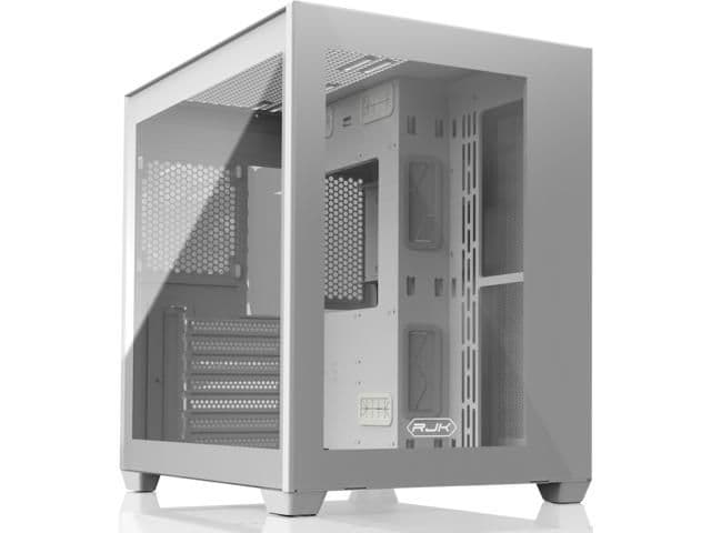 RAIJINTEK PAEAN C7 ATX Mid Tower White with Tempered Glass Side Panel and USB 3.2 Gen 2 Type-C, USB 2.0 Type-A main image