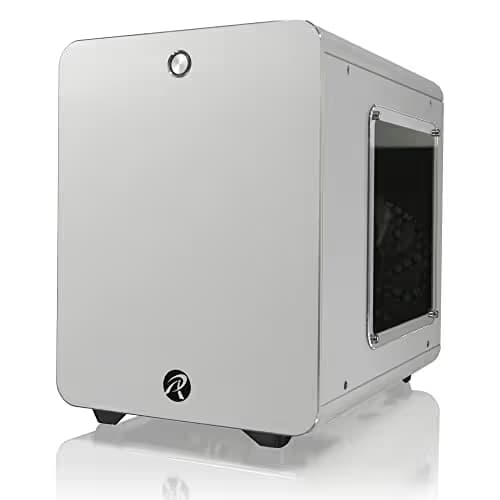 RAIJINTEK Metis Plus Mini-ITX Tower White with Acrylic Side Panel and USB 3.2 Gen 1 Type-A Front Panel main image