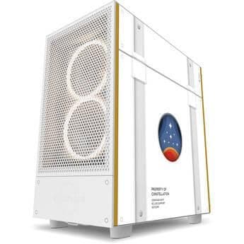 NZXT H5 Flow Starfield ATX Mid Tower White / Blue Tempered Glass Front Panel: USB 3.2 Gen 2x2 Type-C and USB 3.2 Gen 1 Type-A main image