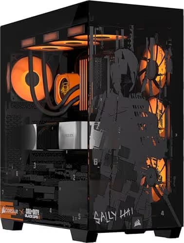 Corsair 3500X ATX Mid Tower Black / Orange CALL OF DUTY BLACK OPS 6 EDITION Tempered Glass image