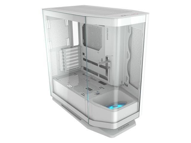 Cougar FV270 ATX Mid Tower White with Tempered Glass Side Panel and USB 3.2 Gen 2 Type-C, USB 3.2 Gen 1 Type-A image