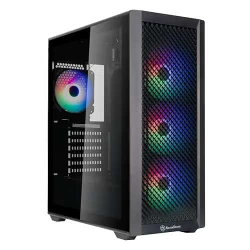 Silverstone FARA 515XR ATX Mid Tower Black with Tempered Glass Side Panel and USB 3.2 Gen 1 Type-A image