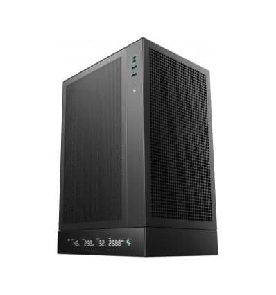 Deepcool CH170 DIGITAL Mini-ITX Tower Black with Mesh Side Panel and USB 3.2 Gen 2 Type-C, USB 3.2 Gen 1 Type-A image