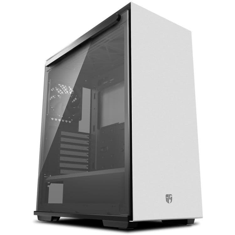 Deepcool MACUBE 310P ATX Mid Tower White Tempered Glass Side Panel image