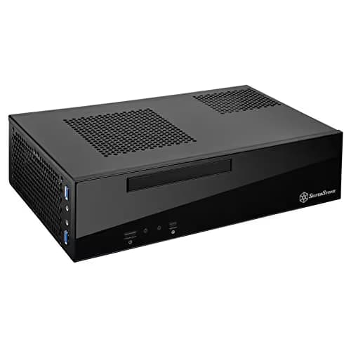 Silverstone ML09 HTPC Black with USB 3.2 Gen 1 Type-A main image