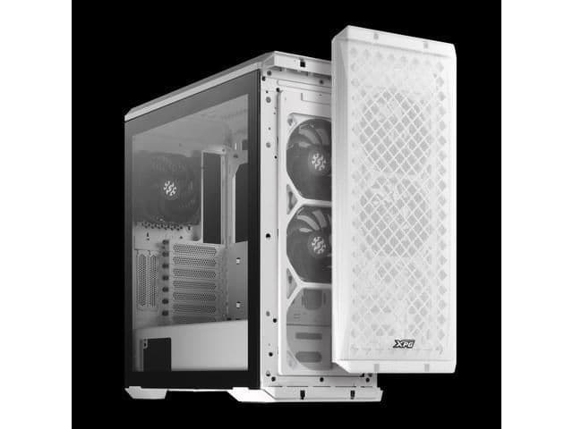ADATA XPG DEFENDER ATX Mid Tower White / Black Tempered Glass Side Panel, USB 3.2 Gen 1 Type-A main image