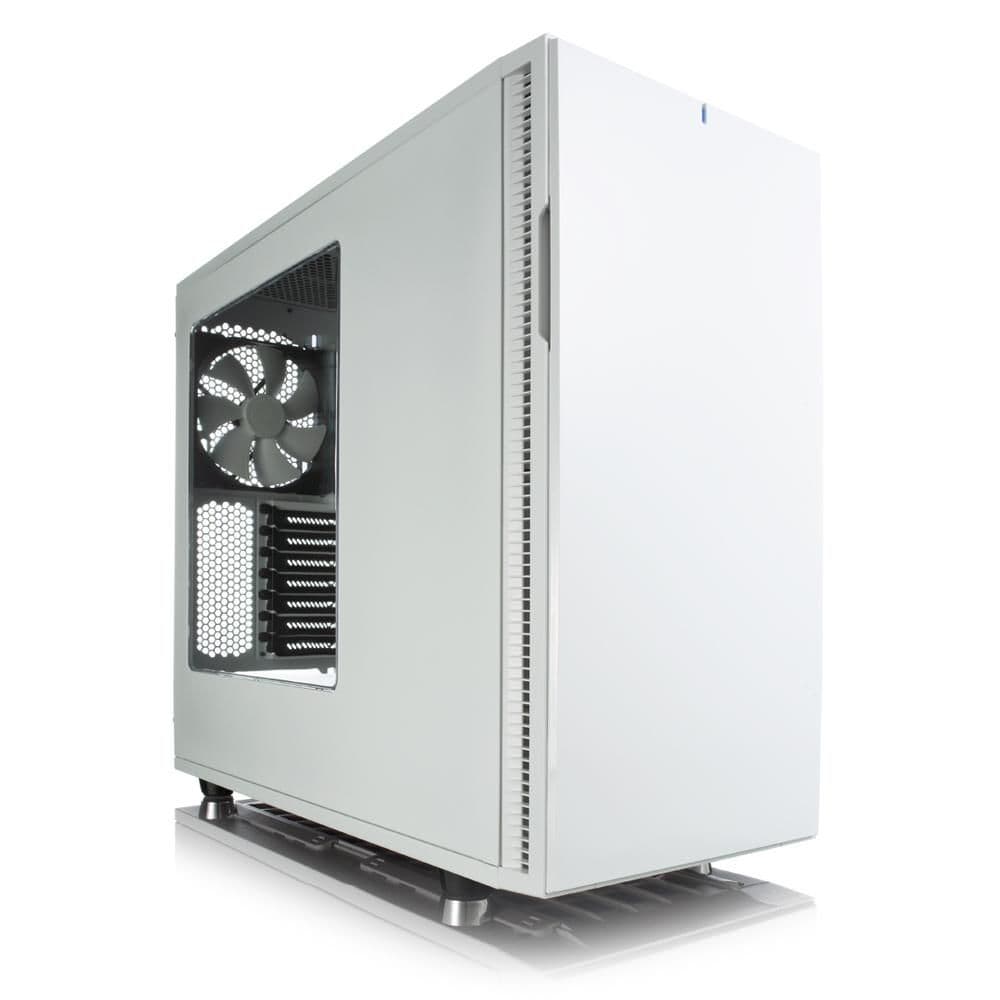 Fractal Design Define R5 ATX Mid Tower White with Acrylic Side Panel, USB 3.2 Gen 1 Type-A, and USB 2.0 Type-A image