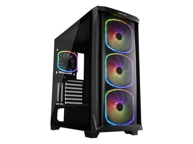 Enermax StarryKnight SK30 RGB ATX Mid Tower Black Tempered Glass Side Panel main image