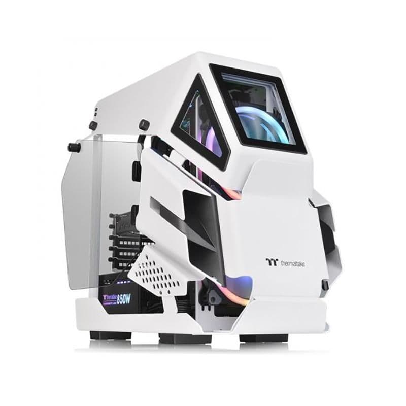 Thermaltake AH T200 MicroATX Mid Tower Snow with Tempered Glass Side Panel and USB 3.2 Gen 2 Type-C, USB 3.2 Gen 1 Type-A main image