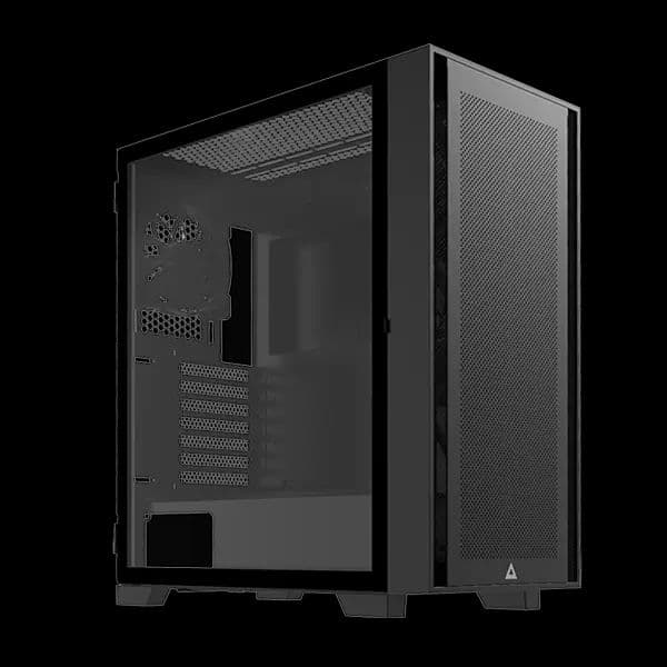 Montech AIR 1000 LITE ATX Mid Tower Black with Tempered Glass Side Panel and USB 3.2 Gen 1 Type-A, USB 2.0 Type-A Front Panel main image