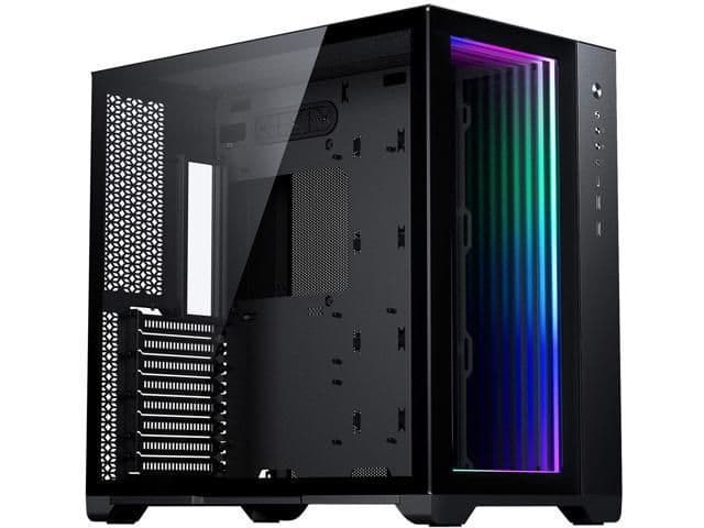 MagniumGear NEO QUBE 2 Infinity Mirror ATX Mid Tower Black with Tempered Glass Side Panel and USB 3.2 Gen 2 Type-C / USB 3.2 Gen 1 Type-A main image