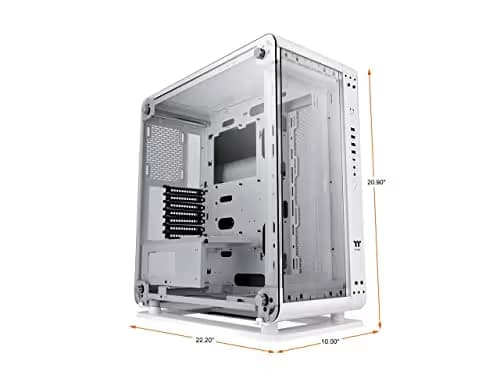 Thermaltake Core P6 ATX Mid Tower White / Black Tempered Glass Side Panel, USB 3.2 Gen 2 Type-C, USB 3.2 Gen 1 Type-A, USB 2.0 Type-A image