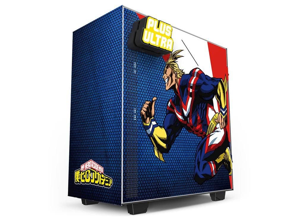 NZXT H510i All Might ATX Mid Tower Blue / Red Tempered Glass Side Panel main image