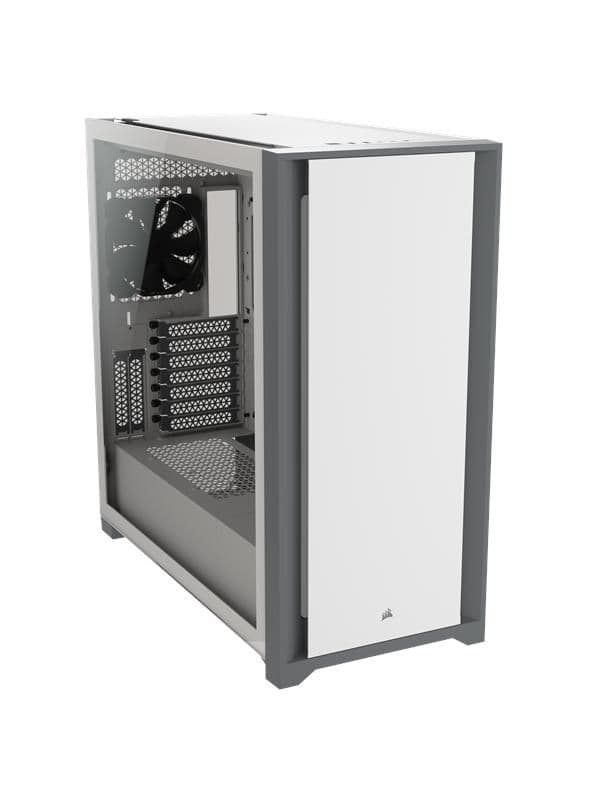 Corsair 5000D ATX Mid Tower White / Gray Tempered Glass Side Panel main image