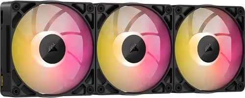 Corsair iCUE LINK RX120 MAX 120mm Black RGB PWM 3-Pack image