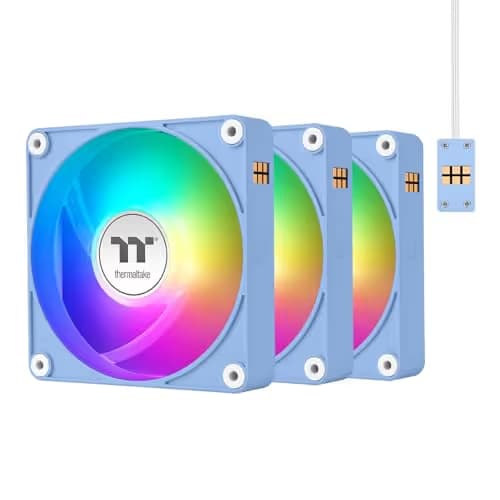 Thermaltake CT120 EX Reverse 120mm Blue ARGB PWM 3-Pack image