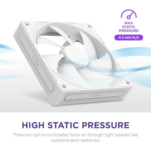 NZXT F140P (2024) 140mm White PWM image