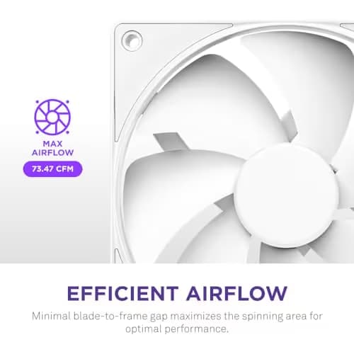 NZXT F140P (2024) 140mm White PWM image