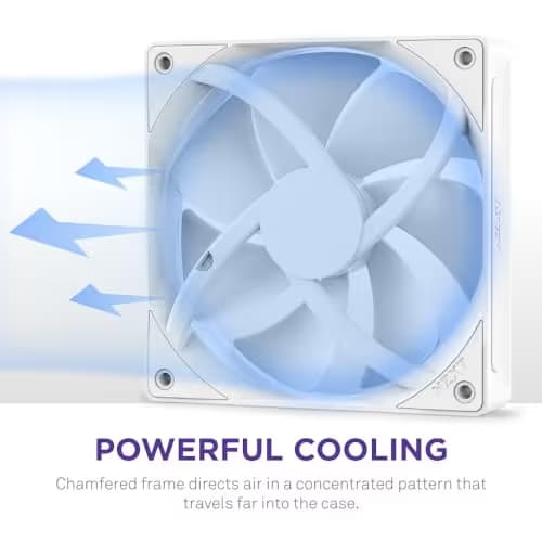 NZXT F140P (2024) 140mm White PWM image