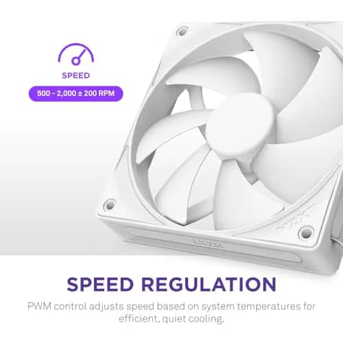 NZXT F140P (2024) 140mm White PWM image