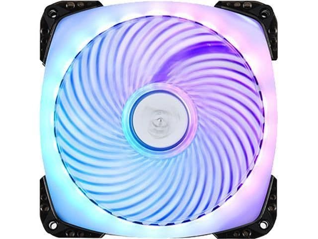 Silverstone AP 44.2 CFM 140mm Black/White PWM Addressable RGB 1-Pack main image