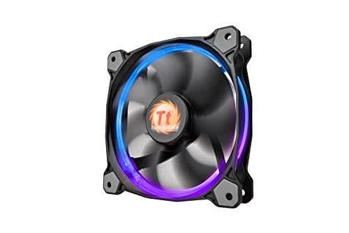Thermaltake Riing 120mm Black RGB PWM 40.6 CFM 1-Pack image