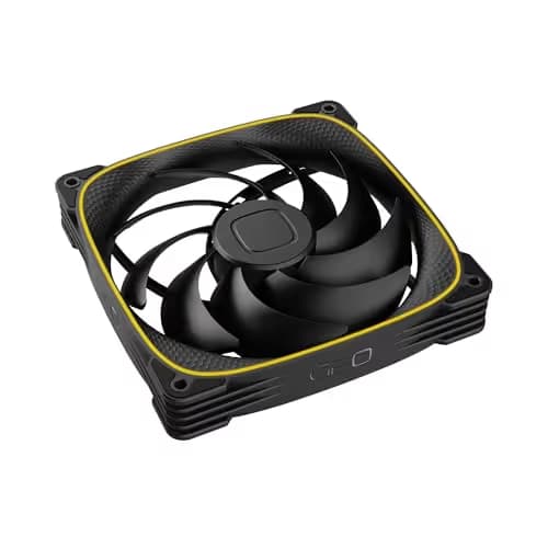 Geometric Future Squama 2503 140mm Black Addressable RGB PWM 91.15 CFM 3-Pack image