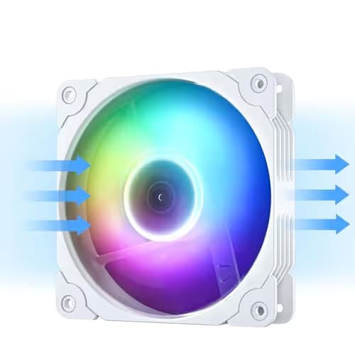 Vetroo ARGB120 120mm White PWM ARGB image