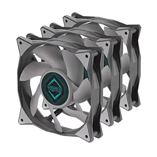 Iceberg Thermal IceGALE 120mm Gray PWM 76 CFM 3-Pack image