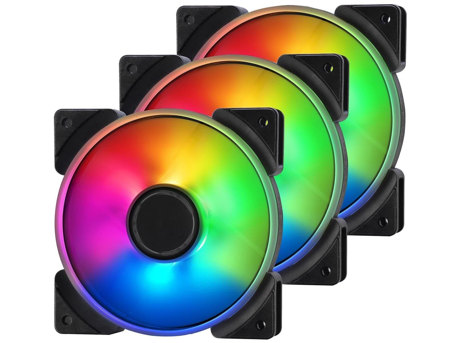 Fractal Design Prisma AL 120mm White / Black Addressable RGB 3-Pack main image